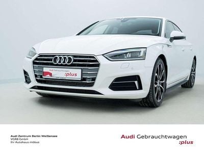 Usata Audi A5 190 CV (139 kW) 2018 Bianco Coupé