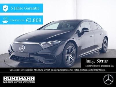 Unilack schwarz uni Gebraucht 2024 Mercedes EQS500 AMG Limousine | 77.950 € (Etwas zu teuer)