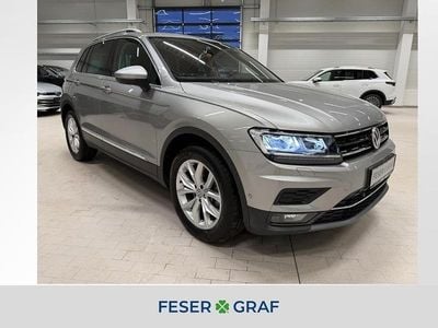 Tungsten silver metallic Gebraucht 2018 VW Tiguan Highline SUV | 19.970 € (Superpreis)