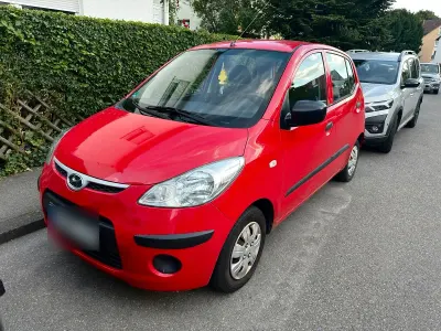 Gebraucht Hyundai i10 67 PS (49 kW) 2008 Rot Kleinwagen