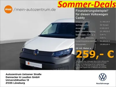 Neu VW Caddy 102 PS (75 kW) 2025 Weiß Van / Kleinbus