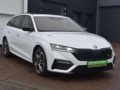 Gebraucht Skoda Octavia RS 200 PS (147 kW) 2022 Moonweiss metallic Kombi