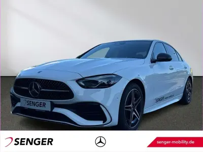 Gebraucht Mercedes C200 AMG 163 PS (119 kW) 2026 Unilack polarweiß Limousine