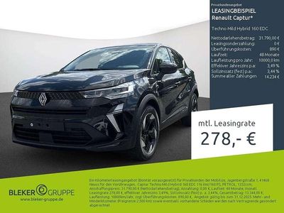 Gebraucht Renault Captur Techno 158 PS (116 kW) 2025 Blackpearl schwarz SUV