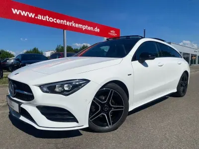 Gebraucht Mercedes CLA180 AMG line 136 PS (100 kW) 2020 Weiß Coupé