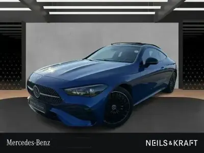 Brugt Mercedes CLE200 AMG 204 HK (150 kW) 2024 Blå Coupe