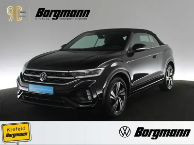 Gebraucht VW T-Roc Cabriolet R-line 150 PS (110 kW) 2022 Schwarz / deep black Cabrio