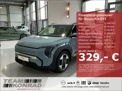 Neu Kia EV3 Earth 150 kW (204 PS) 2026 Blau SUV