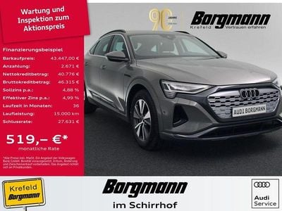 Grau / chronosgrau Gebraucht 2023 Audi Q8 e-tron Advanced SUV | 43.447 € (Fairer Preis)