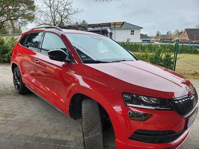 Usado Skoda Karoq SportLine 150 HP (110 kW) 2020 Vermelho SUV