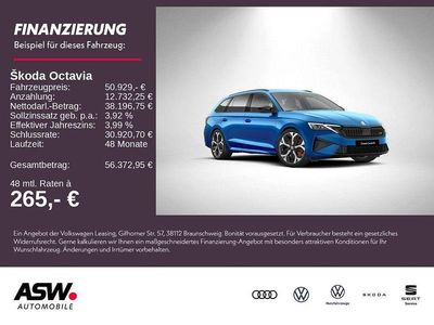 Raceblau metallic Neu 2025 Skoda Octavia RS Kombi | 50.929 € (Teuer)