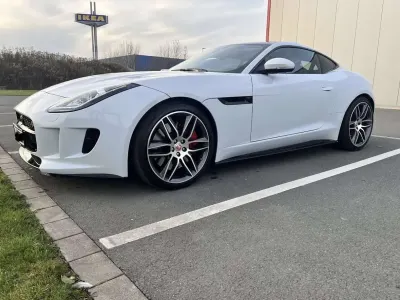 Käytetty Jaguar F-Type R 551 HP (405 kW) 2015 Valkoinen Coupe - kaksiovinen