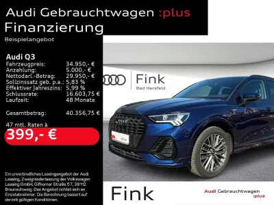Gebraucht Audi Q3 S-Line 190 PS (139 kW) 2022 Navarrablau metallic SUV