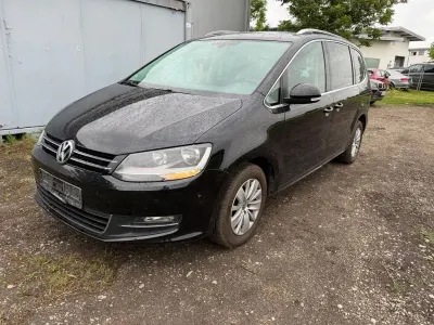 Gebraucht VW Sharan Highline 140 PS (102 kW) 2010 Schwarz Van / Kleinbus