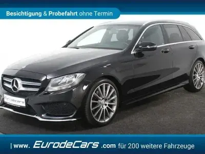Gebraucht Mercedes C180 AMG line 156 PS (114 kW) 2016 Schwarz Kombi