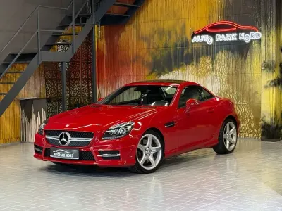 Gebraucht Mercedes SLK200 AMG line 184 PS (135 kW) 2015 Rot Cabrio