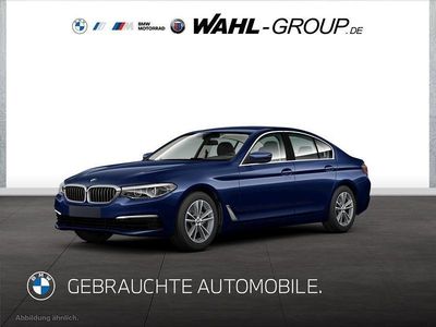 Gebraucht BMW 520 Sport Line 190 PS (139 kW) 2018 Blau metallic