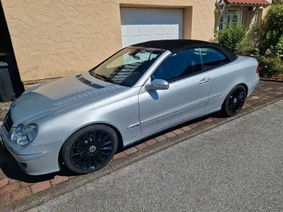 Gebraucht Mercedes CLK200 Avantgarde 184 PS (135 kW) 2007 Silber Cabrio
