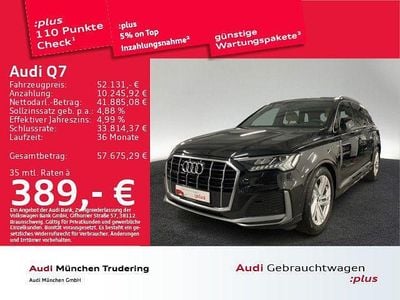 Second-hand Audi Q7 S-Line 231 CP (169 kW) 2023 Negru SUV