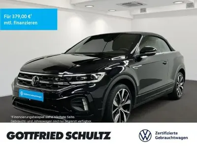 Gebraucht VW T-Roc Cabriolet R 150 PS (110 kW) 2022 Schwarz Cabrio