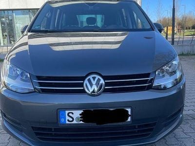 Gebraucht VW Sharan Trendline 150 PS (110 kW) 2018 Schwarz Van / Kleinbus