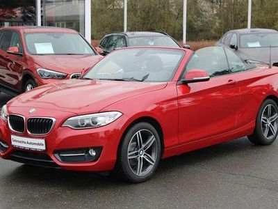 Gebraucht BMW 218 Sport Line 136 PS (100 kW) 2016 Melbournerot Cabrio