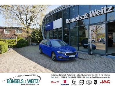 Occasion Skoda Octavia Ambition 150 PK (110 kW) 2022 Blauw Stationwagen