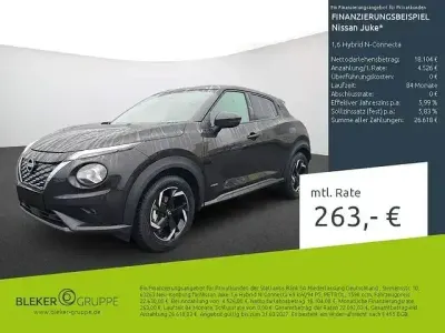 Brugt Nissan Juke N-Connecta 94 HK (69 kW) 2024 Sort SUV