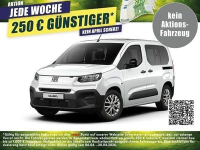 Neu Fiat Qubo Pop 101 PS (74 kW) 2026 Weiß Van / Kleinbus