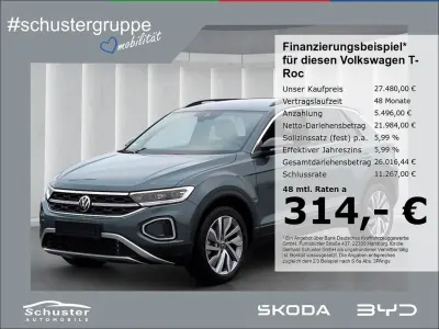 Gebraucht VW T-Roc Move 150 PS (110 kW) 2024 Petroleum blue metallic SUV