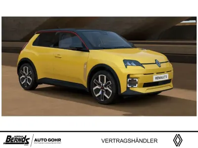 Neu Renault 5 E-Tech Komfort 110 kW (150 PS) 2026 Pop yellow! metallic, dach bla Kleinwagen