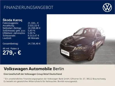 Gebraucht Skoda Karoq Style 150 PS (110 kW) 2021 Blau SUV