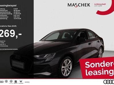 Mythosschwarz metallic Gebraucht 2025 Audi A3 Advanced Plus Limousine | 31.540 € (Guter Preis)