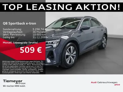 Gebraucht Audi Q8 Sportback e-tron S-Line 300 kW (408 PS) 2024 Magnetgrau SUV