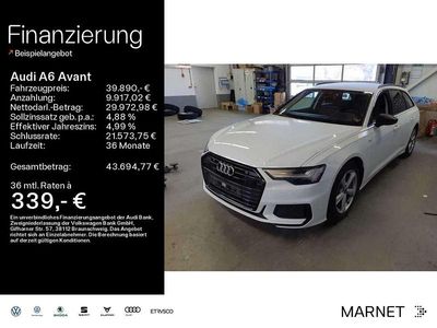 Gletscherweiß metallic Gebraucht 2022 Audi A6 S-Line Kombi | 39.890 € (Guter Preis)