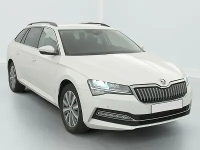 Gebraucht Skoda Superb Business Line 156 PS (114 kW) 2021 Blanc cristal Kombi