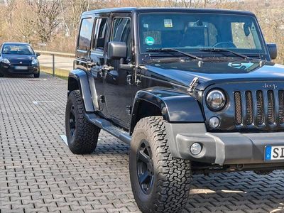 Gebraucht Jeep Wrangler Unlimited Sahara 200 PS (147 kW) 2017 Schwarz SUV