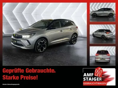 Gebraucht Opel Grandland X Ultimate 224 PS (164 kW) 2022 Kontrast grau/quarz silber SUV