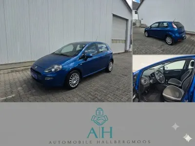 Gebraucht Fiat Punto More 77 PS (56 kW) 2012 Blau Kleinwagen