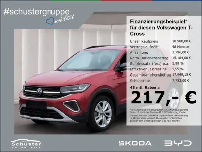 Gebraucht VW T-Cross Goal 116 PS (85 kW) 2025 Kings red metallic SUV