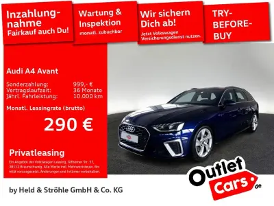Gebraucht Audi A4 S-Line 204 PS (150 kW) 2023 Blau Kombi