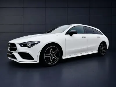 Gebraucht Mercedes CLA220 AMG line 190 PS (139 kW) 2021 Weiß Coupé