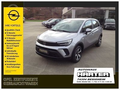Gebraucht Opel Crossland Edition 110 PS (80 kW) 2021 Silber quarzsilber 10k metallic SUV