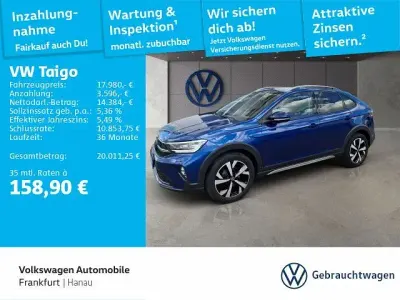 Gebraucht VW Taigo Style 110 PS (80 kW) 2022 Reef blue metallic SUV