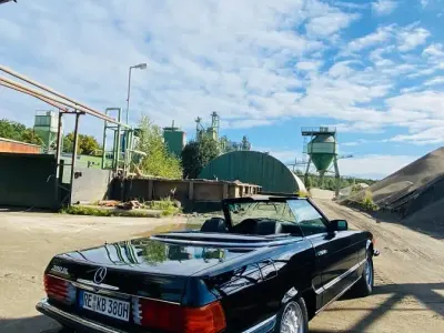 Gebraucht Mercedes SL380 215 PS (158 kW) 1983 Schwarz Cabrio