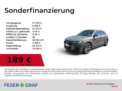 Gebraucht Audi A1 Sportback Advanced Plus 150 PS (110 kW) 2025 Chronosgrau metallic Kleinwagen