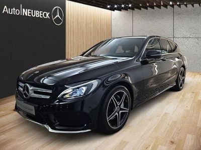 Gebraucht Mercedes C200 AMG line 184 PS (135 kW) 2018 Lack obsidianschwarz Kombi