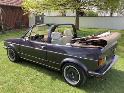 Gebraucht VW Golf Cabriolet 75 PS (55 kW) 1986 Blau Cabrio