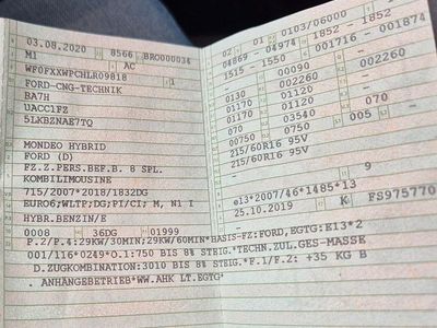 Schwarz Gebraucht 2020 Ford Mondeo Kombi | 19.400 € (Fairer Preis)