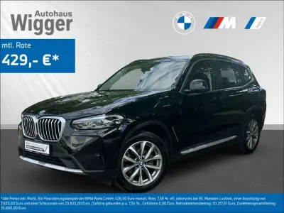 Gebraucht BMW X3 Sport Line 190 PS (139 kW) 2022 Black sapphire metallic SUV